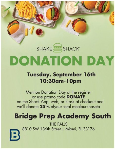 Shake Shack- Donation Day- 8810 SW 136th Street