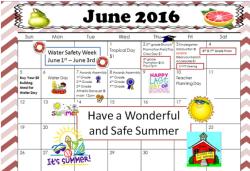 June Calendar