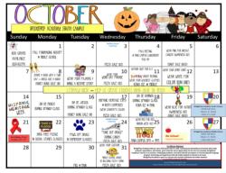 October Calendar