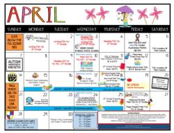 April Calendar