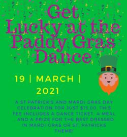 Paddy Gras Dance This Friday!