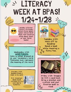Literacy Week is next week!