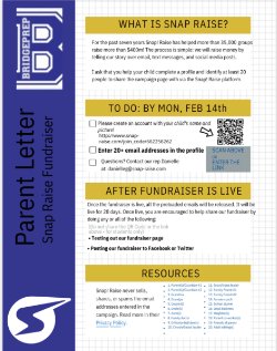Support our Kindergarten Snap Raise!