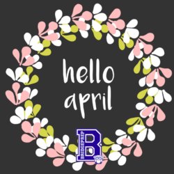April is quickly approaching... Look at what's coming up 