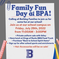  FAMILY FUN DAY! 