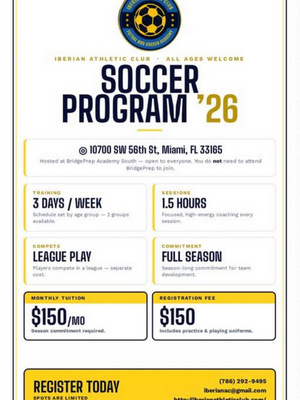 ⚽ Futsal Soccer at BridgePrep South!