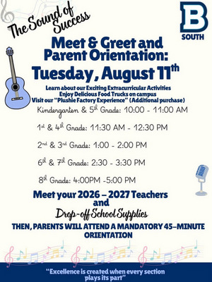⭐We are excited to welcome you to the 2026–2027 school year!⭐
